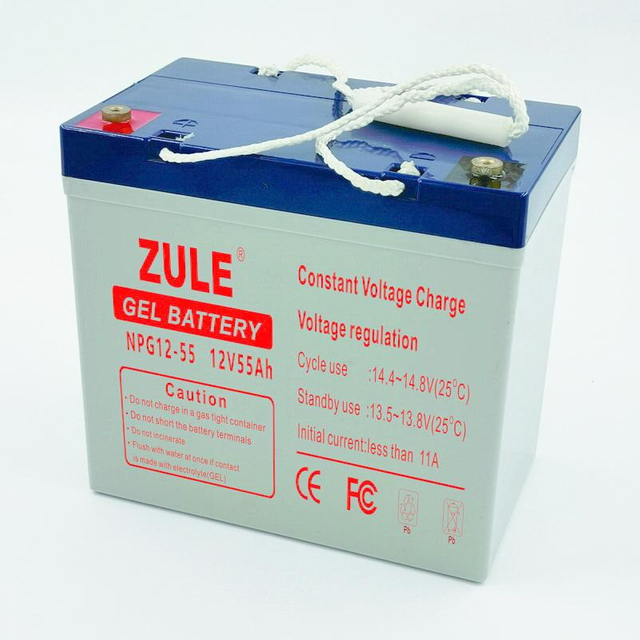 Fabricantes que venden baterías eléctricas de batería seca 12V55Ah batería de gel de 12 voltios
