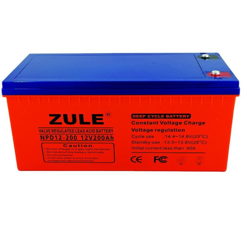 Batería solar duradera económica de la batería del gel de la batería del ciclo profundo 12v200ah