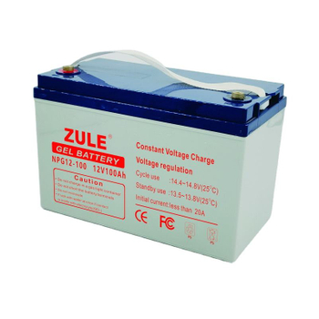Batería de alto voltaje profesional de la batería del gel de la batería del panel solar del proveedor 12v100ah del OEM