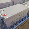 Batería de gel solar de plomo y ácido de alta eficiencia 12V250ah Batería de almacenamiento solar sin mantenimiento Sistema de almacenamiento de energía para el hogar