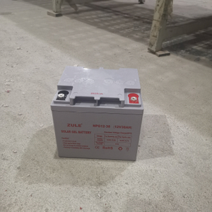 Long Life Recargable Batería de almacenamiento de energía solar de 12V38AH: almacenamiento de energía eficiente para sistemas solares y uso de respaldo