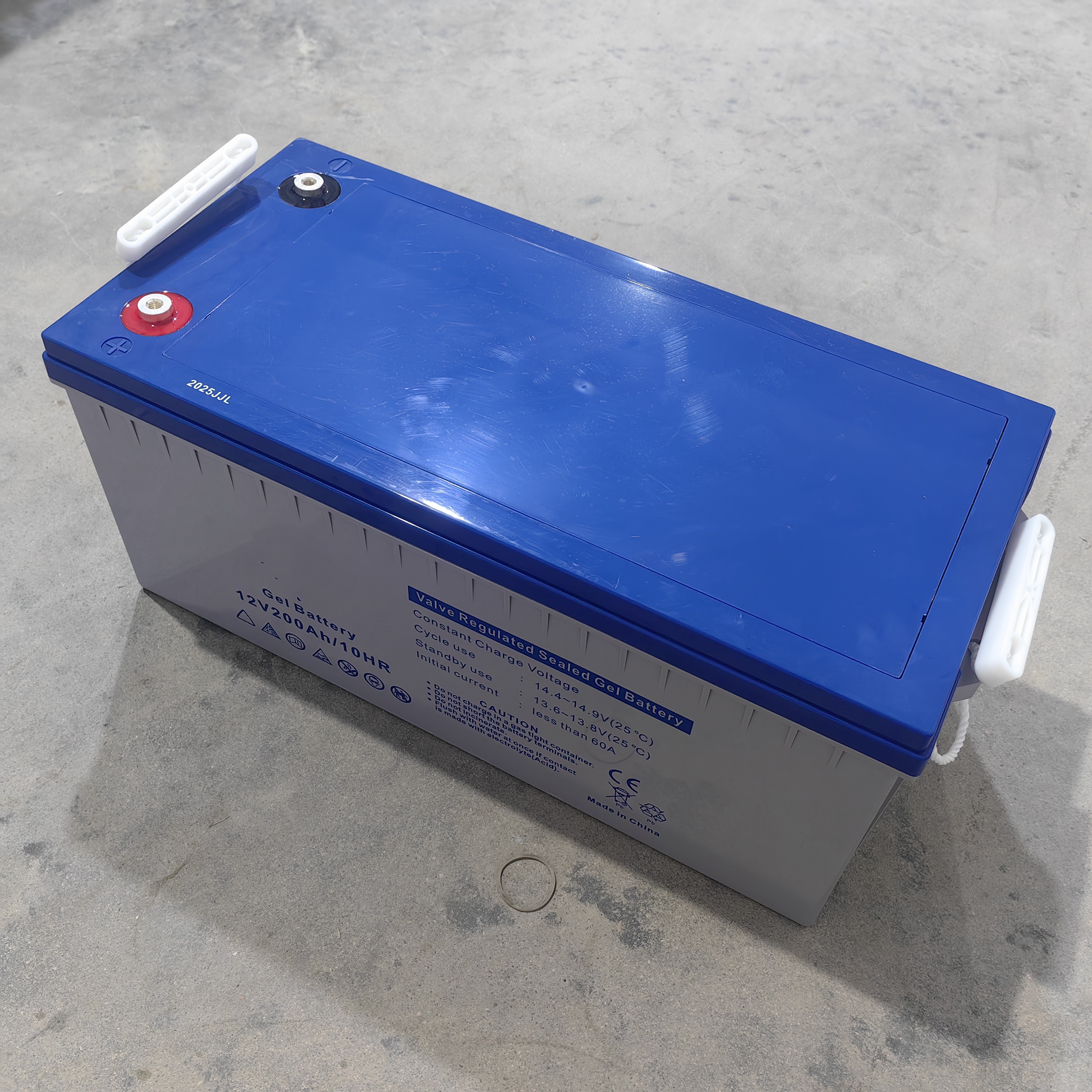 Construcción robusta de la resistencia industrial de la temperatura extrema de la batería solar del gel del grado 12V200AH para la operación del ambiente duro de la generación de energía del área remota