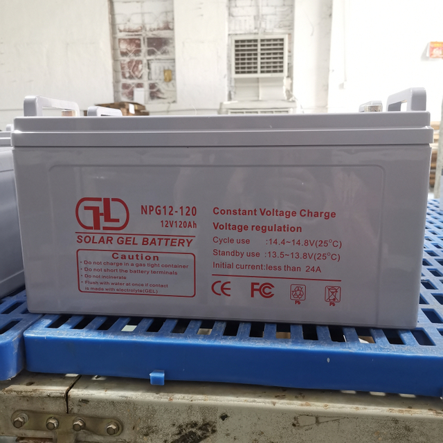 Batería de gel de energía solar de 12 voltios y 120 Ah: batería recargable de larga duración para inversores solares, caravanas y configuraciones domésticas fuera de la red