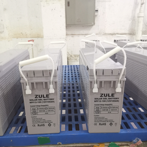 Batería de gel de ciclo profundo del terminal delantero para sistemas solares12v100AH Batería de almacenamiento de energía para el hogar sin mantenimiento