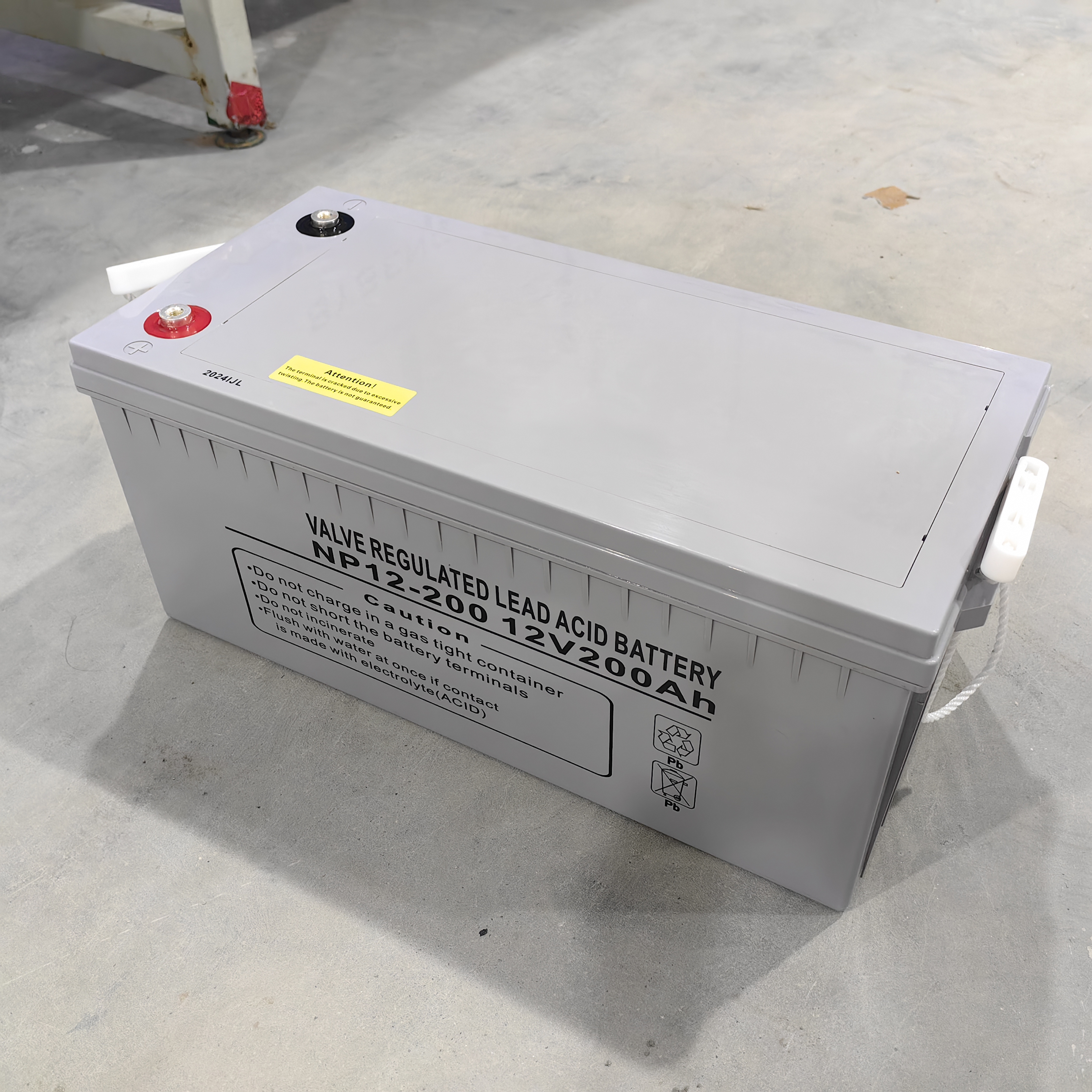 Sistema de almacenamiento de energía para el hogar, batería de almacenamiento AGM segura y resistente a terremotos, baterías 12v200ah VRLA