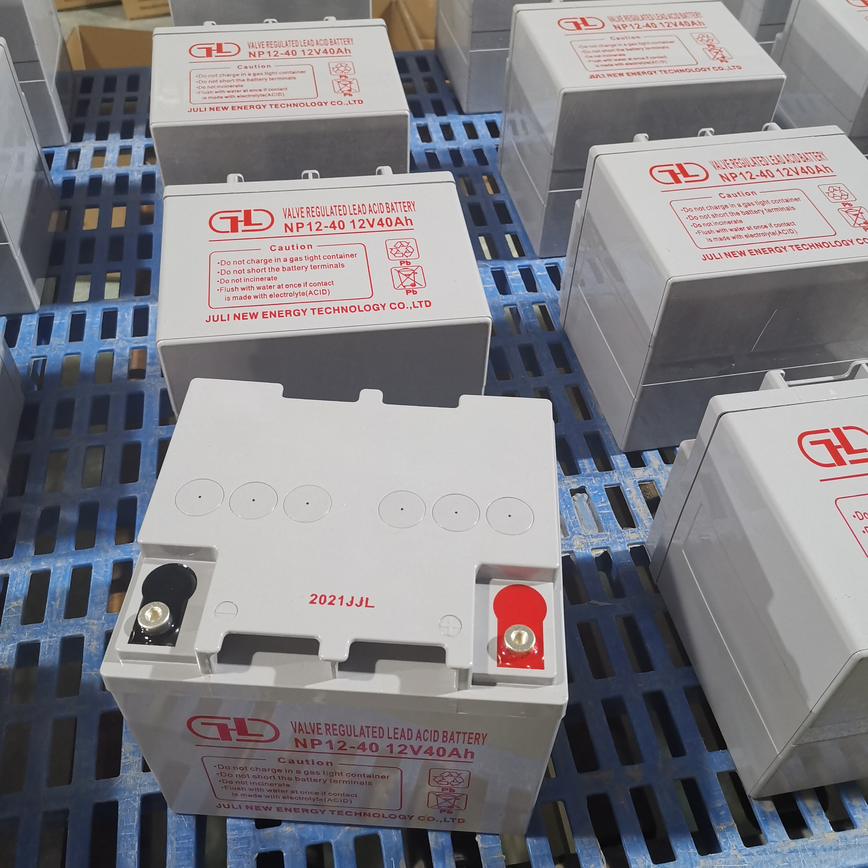 batería de almacenamiento de plomo recargable regulada por válvula de 12V 40AH UPS para energía de respaldo