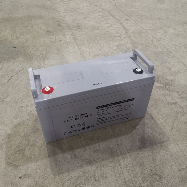 Batería de gel solar de alta resistencia 12V120AH: fabricante de origen para almacenamiento de energía doméstico, soporta condiciones climáticas extremas, soporte ODM
