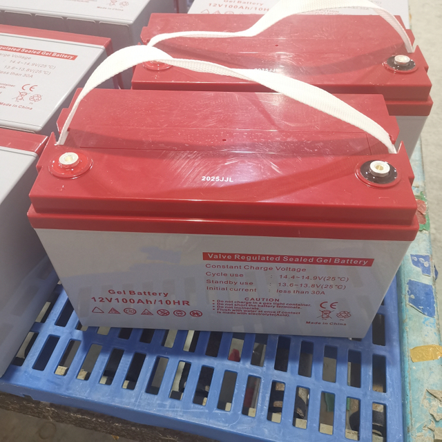 Batería de gel directa de fábrica de 12 V y 100 AH: resistente a la intemperie extrema para almacenamiento de energía solar en el hogar, se acepta personalización ODM