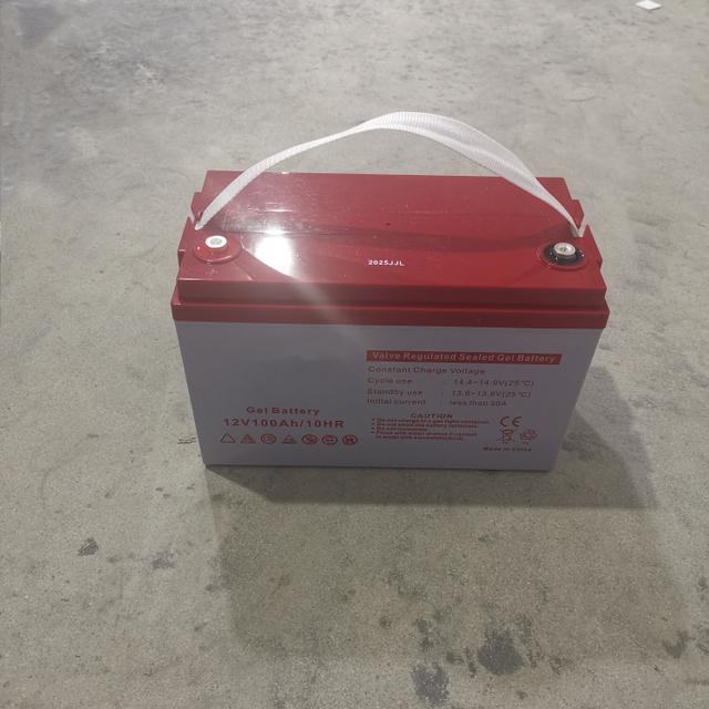 Batería de gel directa de fábrica de 12 V y 100 AH: resistente a la intemperie extrema para almacenamiento de energía solar en el hogar, se acepta personalización ODM